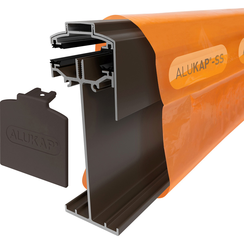 Alukap-SS High Span Gable Bar Brown 2.4m