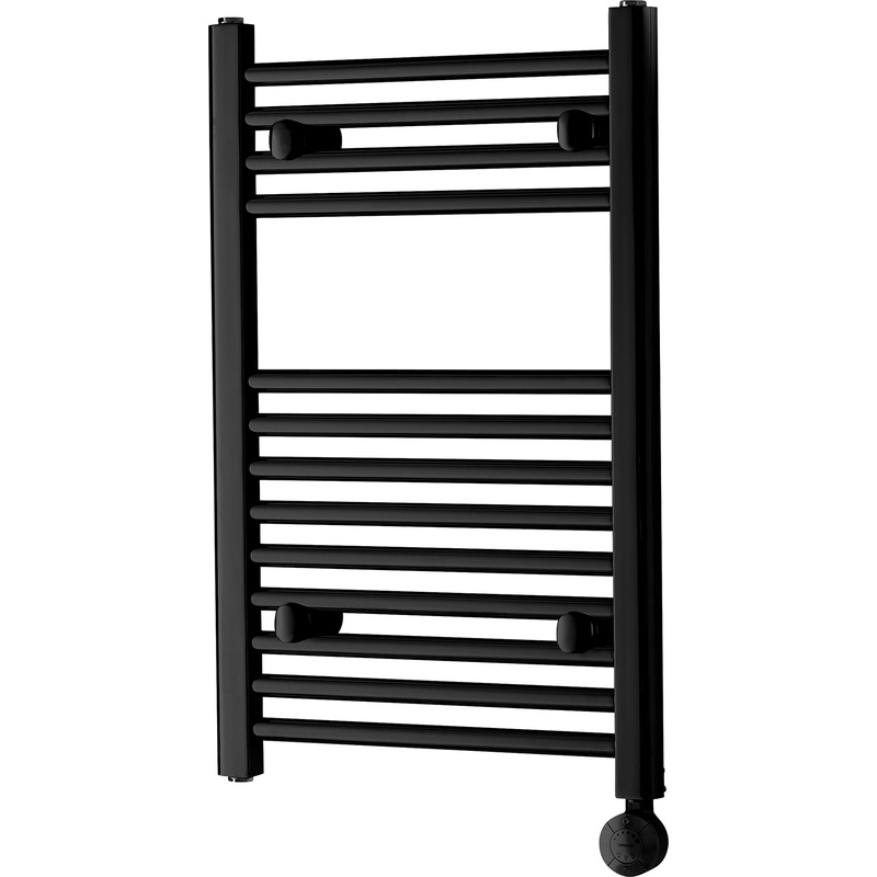 Towelrads Richmond Thermostatic Towel Radiator Black 691 x 450mm 682Btu
