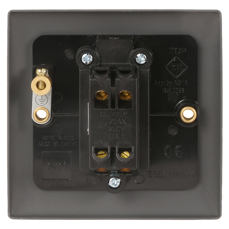 Power Pro Anthracite 20A DP Switch Neon