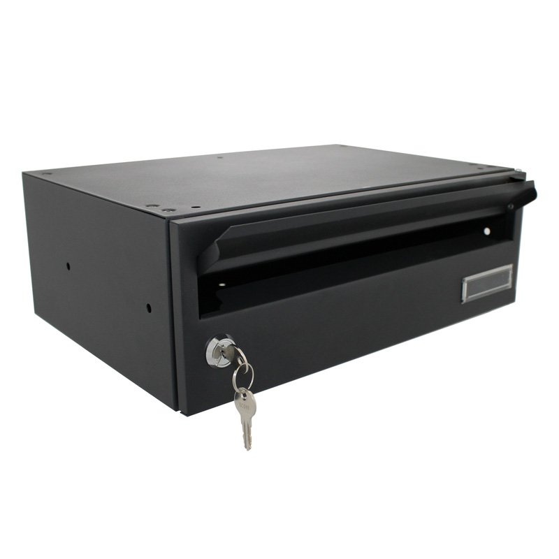 Burg-Wachter Wharfe Horizontal Post Box Black