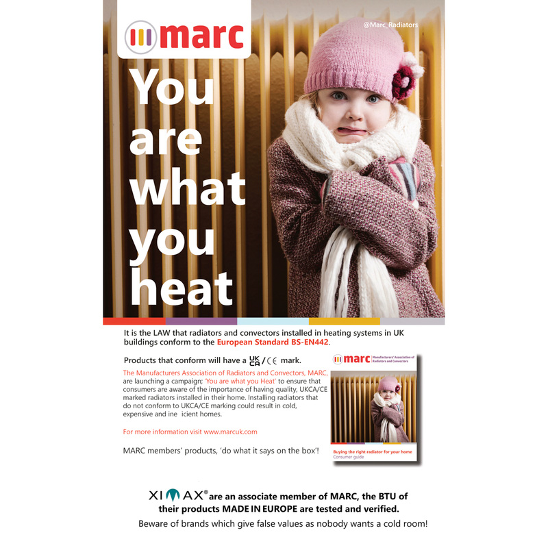 Ximax Oxford Duo Designer Radiator 600 x 1420mm 4864Btu Anthracite