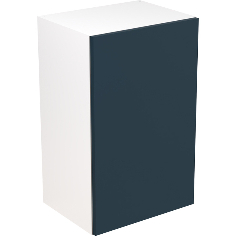 Kitchen Kit Flatpack Slab Kitchen Cabinet Wall Unit Ultra Matt Indigo Blue 450mm