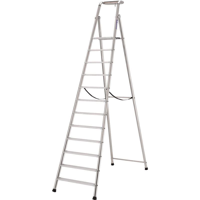 TB Davies Pro Probat Platform Step Ladder 12 Tread SWH 4.4m