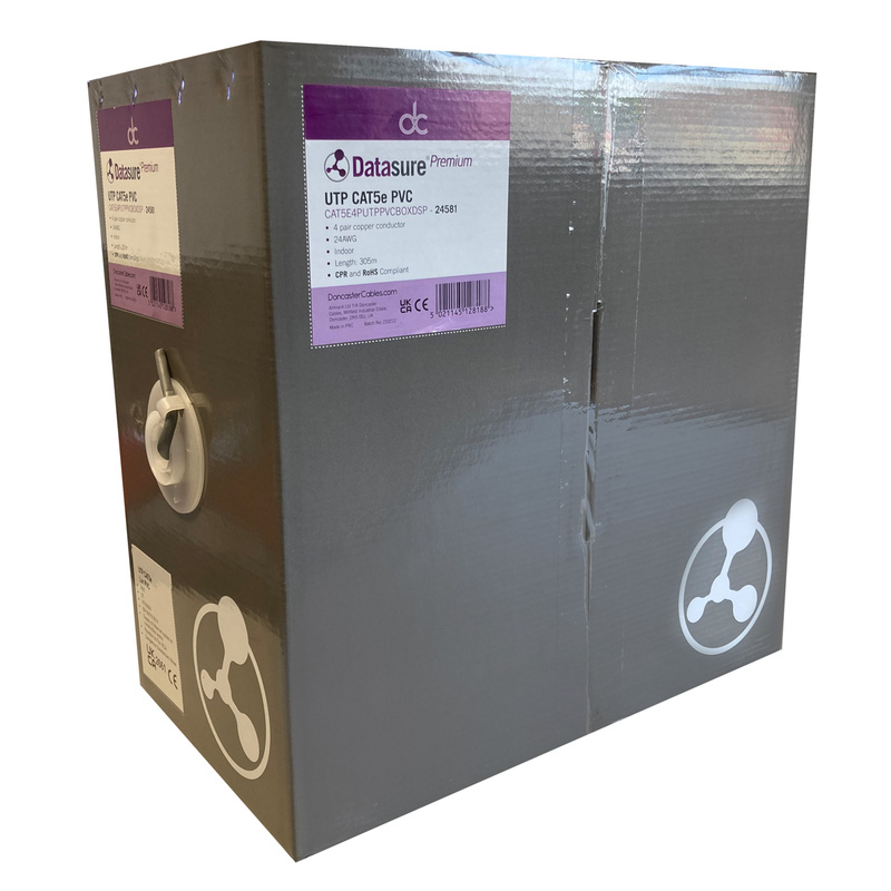 Doncaster Cables CAT5E Cable 305m Boxed