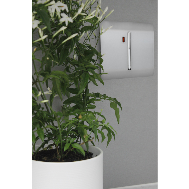 Trendiswitch Brushed Steel 45 Amp Switch with Neon 1 Gang