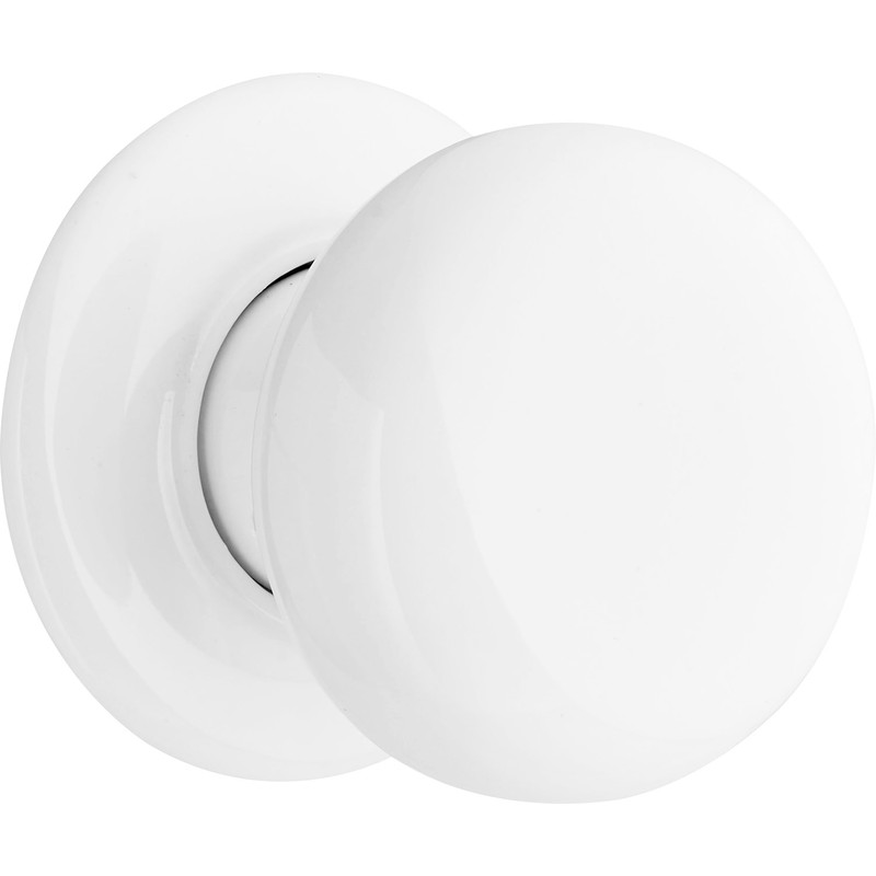 Porcelain Mortice Knob White 60mm