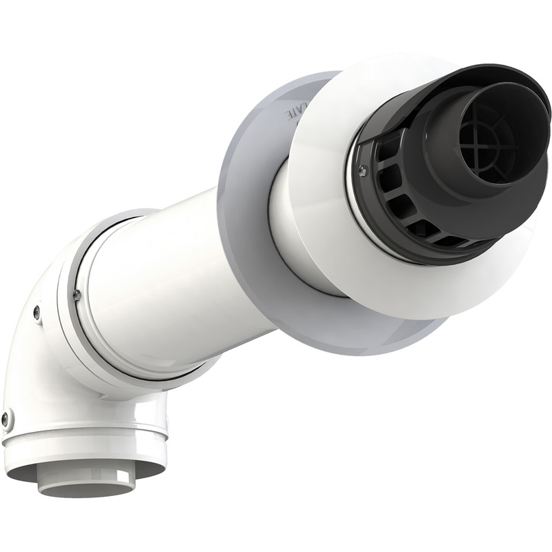 Vokera Fixed Length Horizontal Flue Kit Compact A DIN, Vision, Evolve & Unica MAX