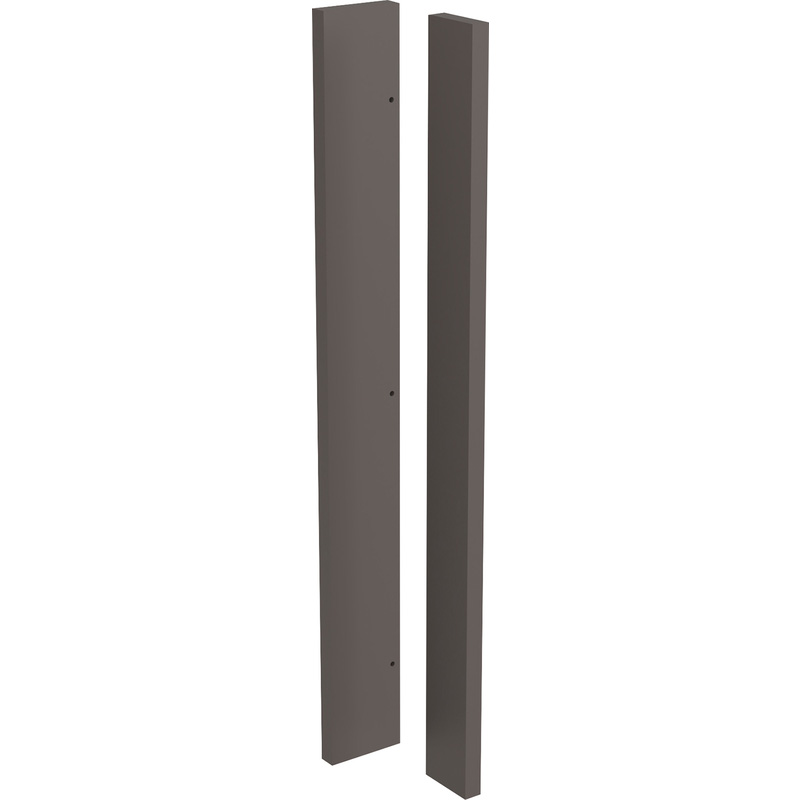 Kitchen Kit Flatpack Slab Kitchen Cabinet Corner Post Ultra Matt Graphite 720mm