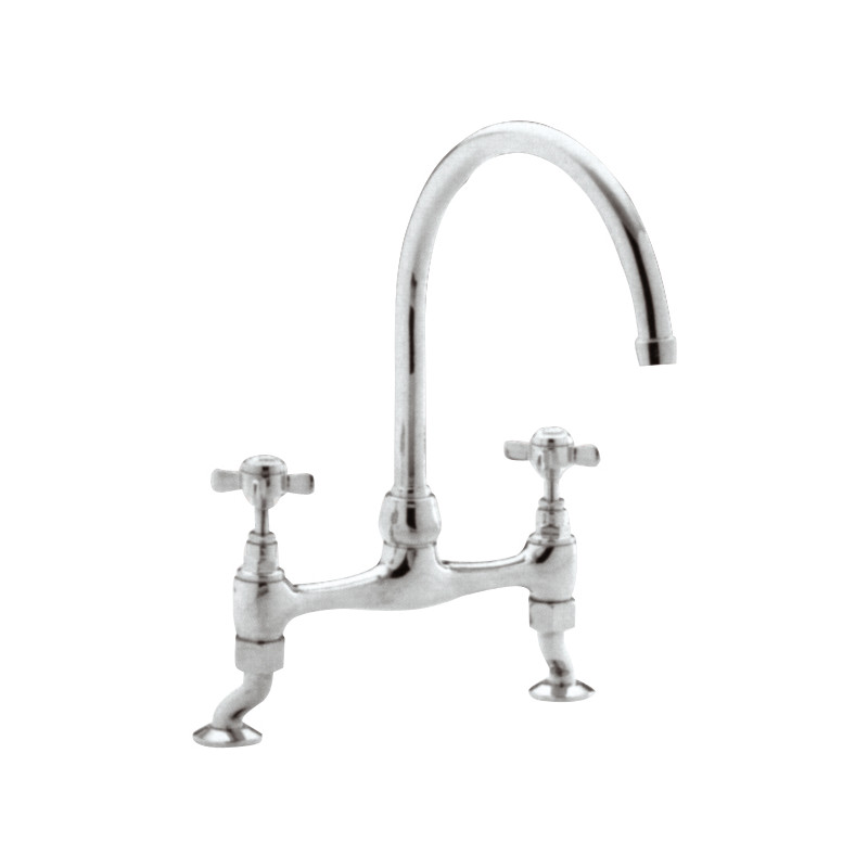 Deva Coronation Deck Sink Mixer Kitchen Tap