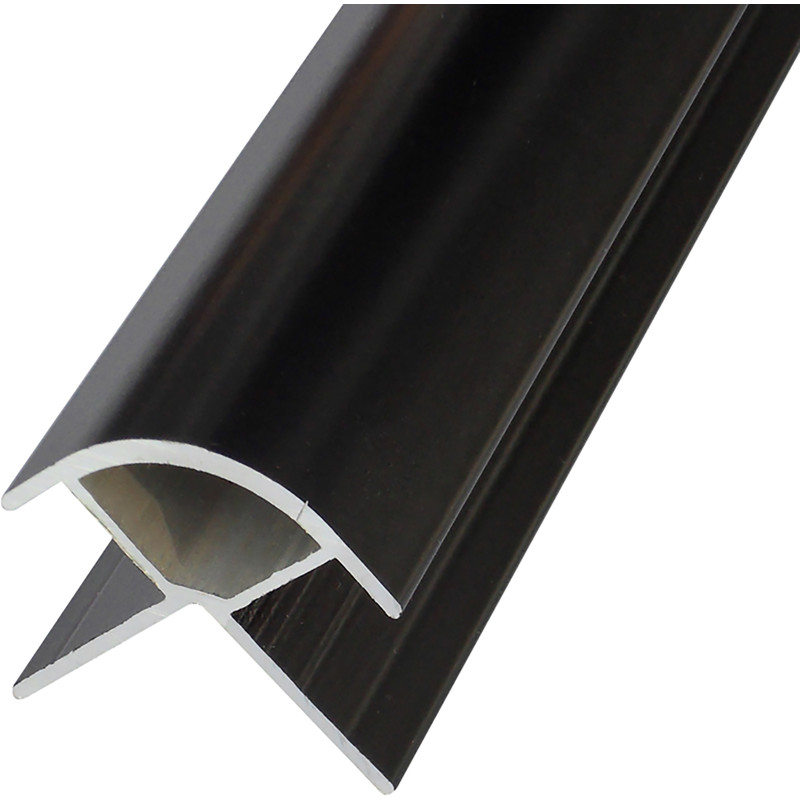 Mermaid Laminate Shower Wall Panel Trims Black External Corner