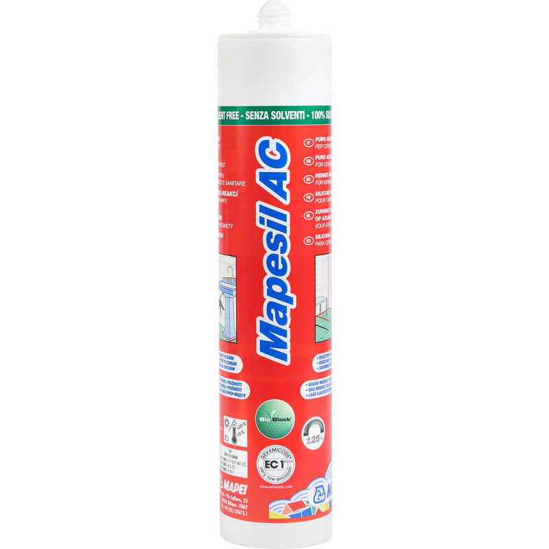 Mapei AC Solvent Free Silicone Sealant 310ml Grey