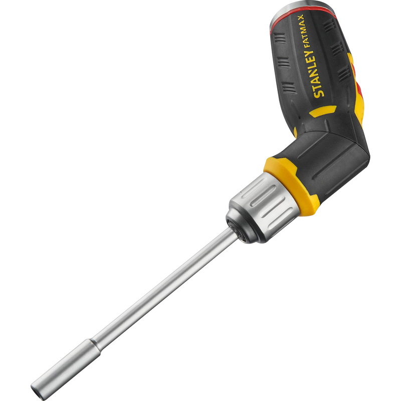 Stanley FatMax Pistol Grip Ratchet Multibit Screwdriver 12 Bit