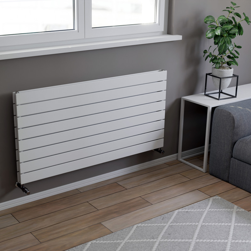 Ximax Oxford Duo Horizontal Designer Radiator 595 x 1200mm 3949Btu White