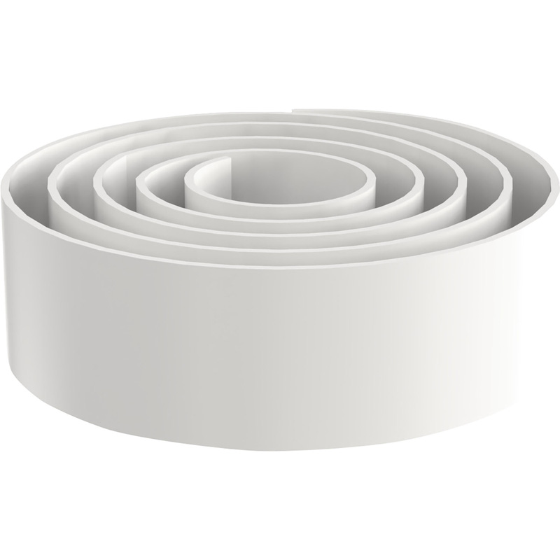 Kitchen Kit Flatpack J-Pull Edge Tape Ultra Matt White 50m
