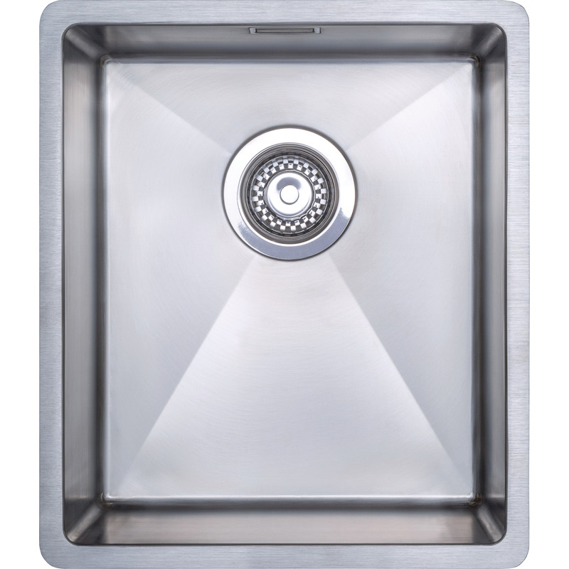 Stainless Steel Compact Single Bowl Kitchen Sink 380 x 440 x 190mm