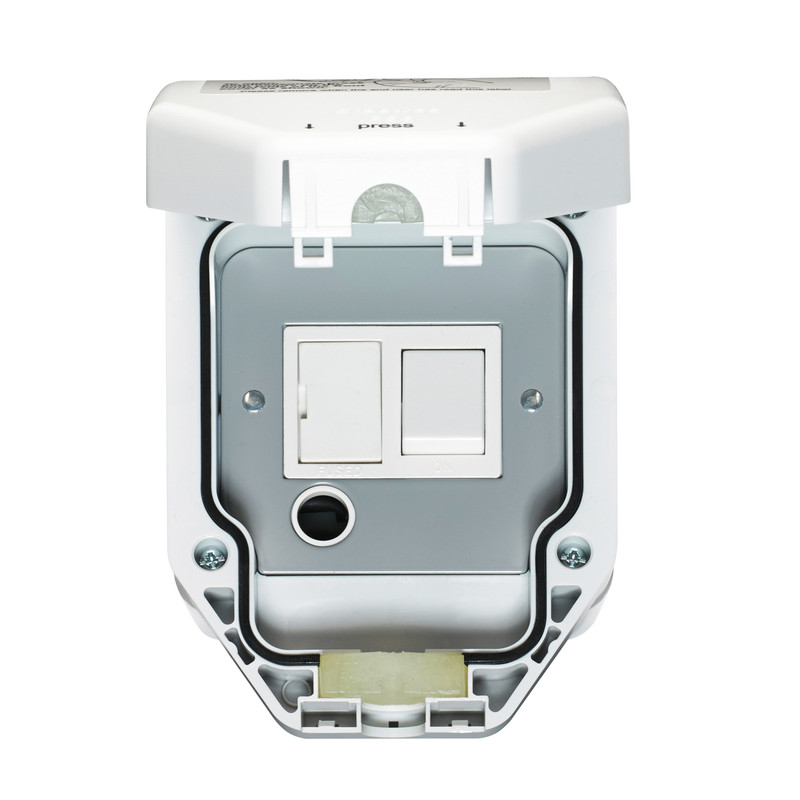 Crabtree IP56 13A Switched Fused Spur 1 Gang