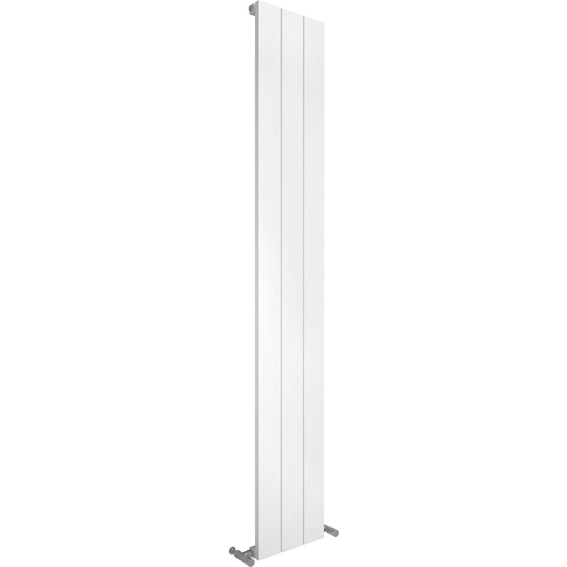 Kudox AluLite Textured Flat Designer Radiator 1800 x 280mm 2337Btu White