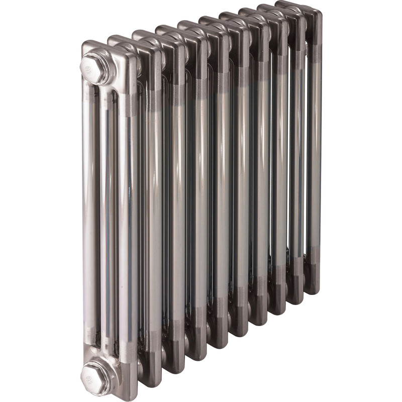 Arlberg Classic 3 Column Raw Metal Lacquered Radiator 600 x 812mm 3532Btu
