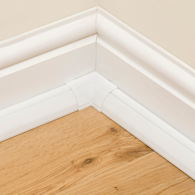 D-Line 1/4 Round Trunking Bends Internal Bends For 90° Corners