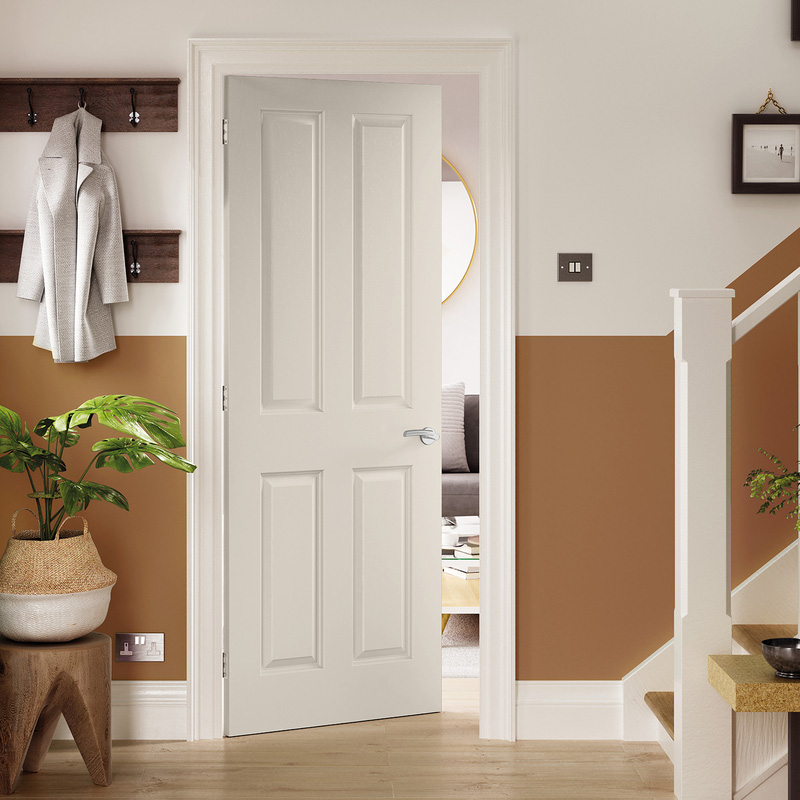 Canterbury White Internal Door - Grained 44 x 1981 x 838mm
