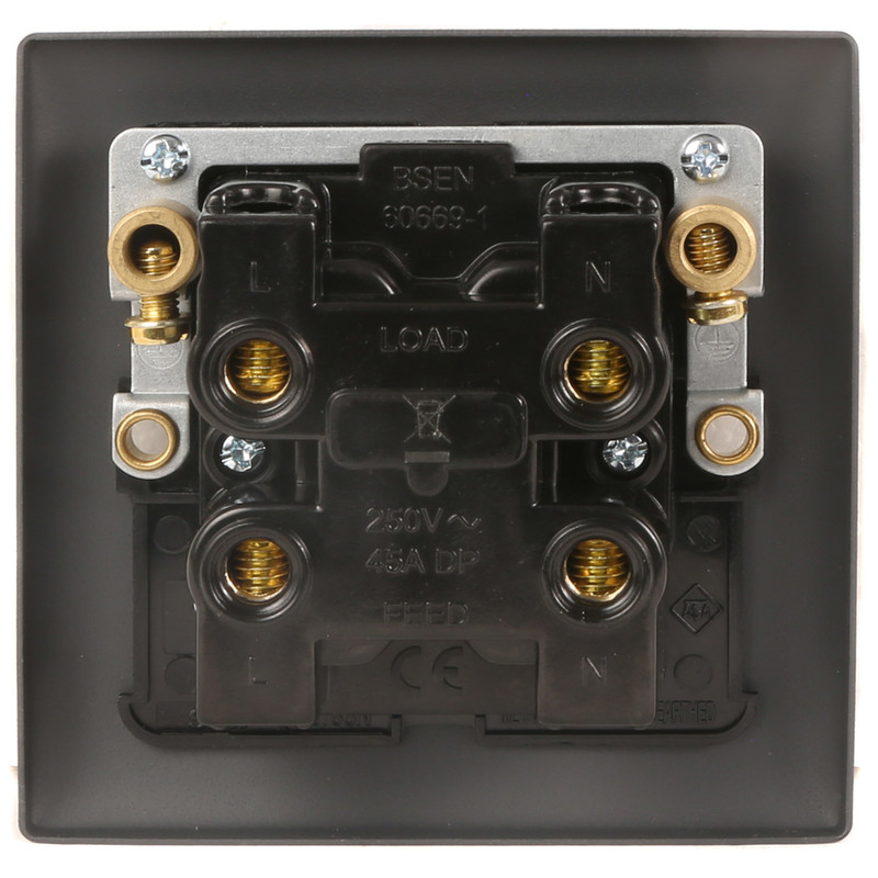 Power Pro Anthracite 45A DP Switch Neon