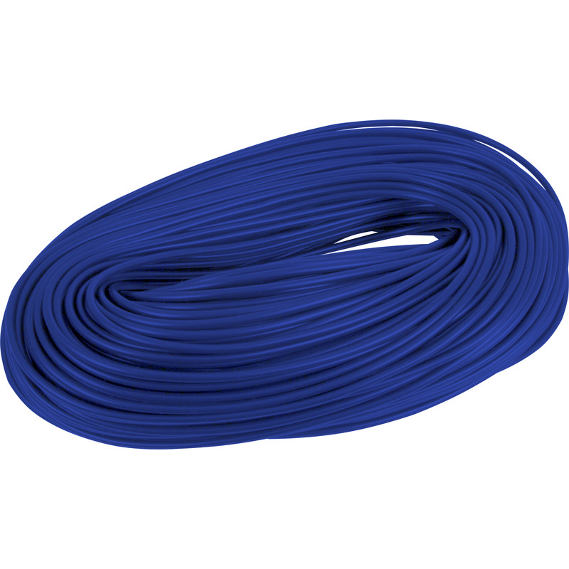 PVC Cable Sleeving 100m 3mm Blue