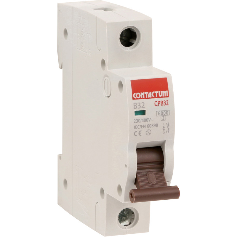Contactum MCB 32A 6kA SP B Curve