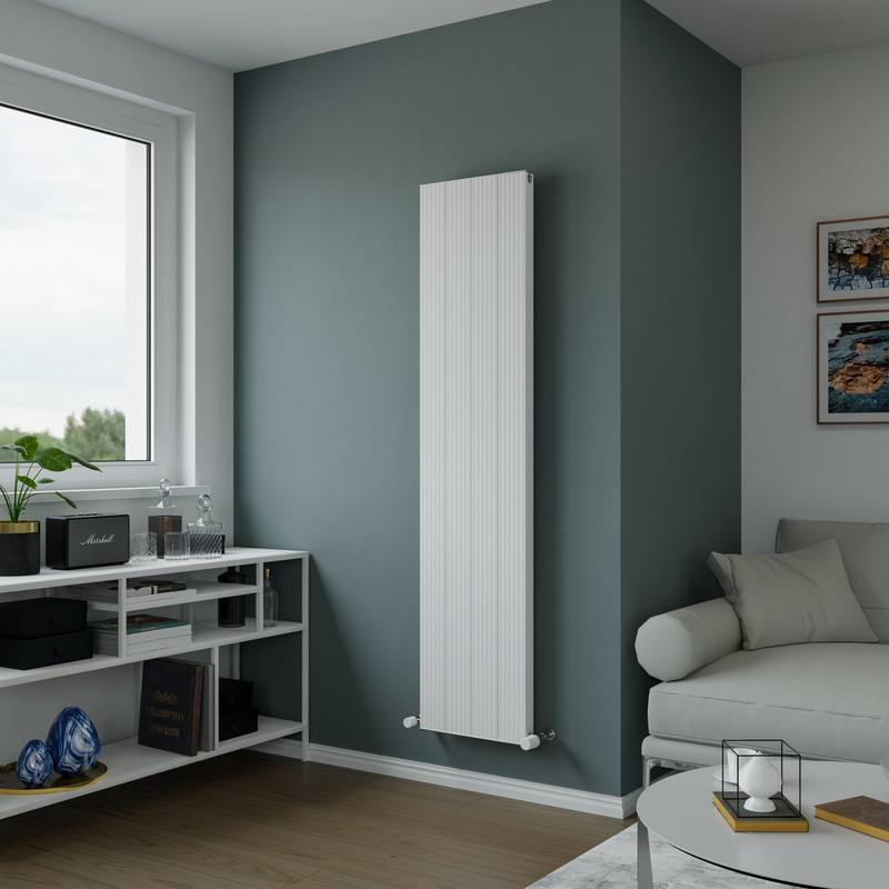 Ximax Leeds Aluminium Designer Radiator 1800 x 400mm 3850Btu White