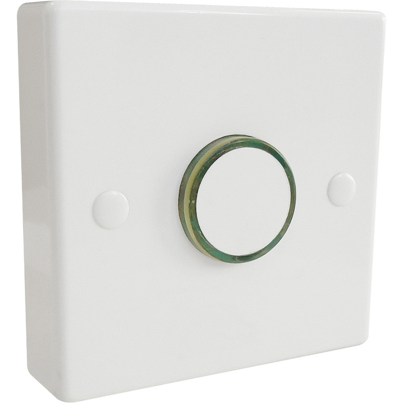 Electronic Time Delay Push Switch IP20 White