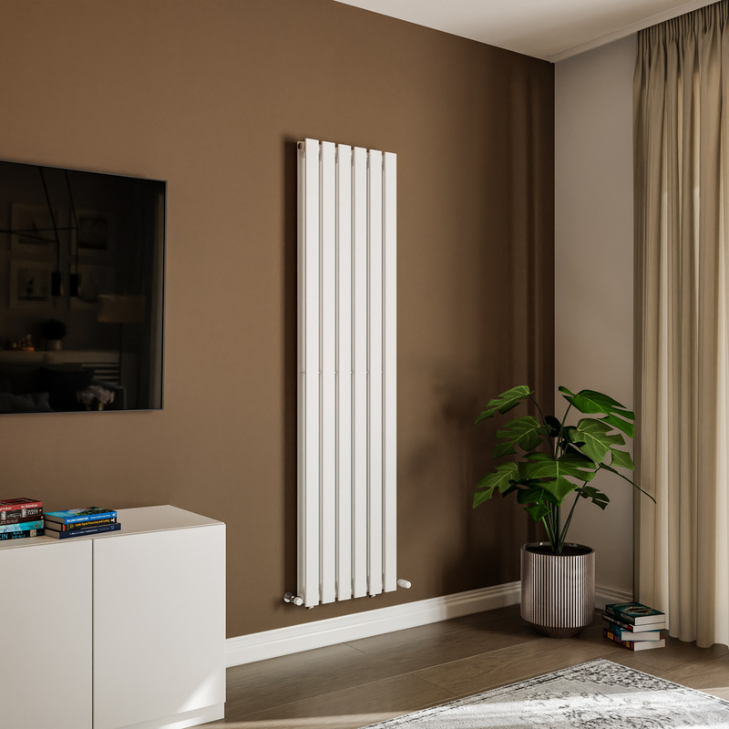 Azur Emilia Duplex Designer Panel Radiator 1800 x 448mm 4365Btu White