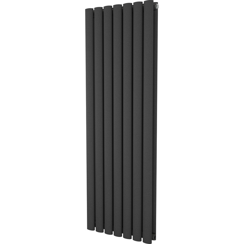 Ximax Bristol Designer Radiator 1200 x 410mm 2925Btu Double Anthracite