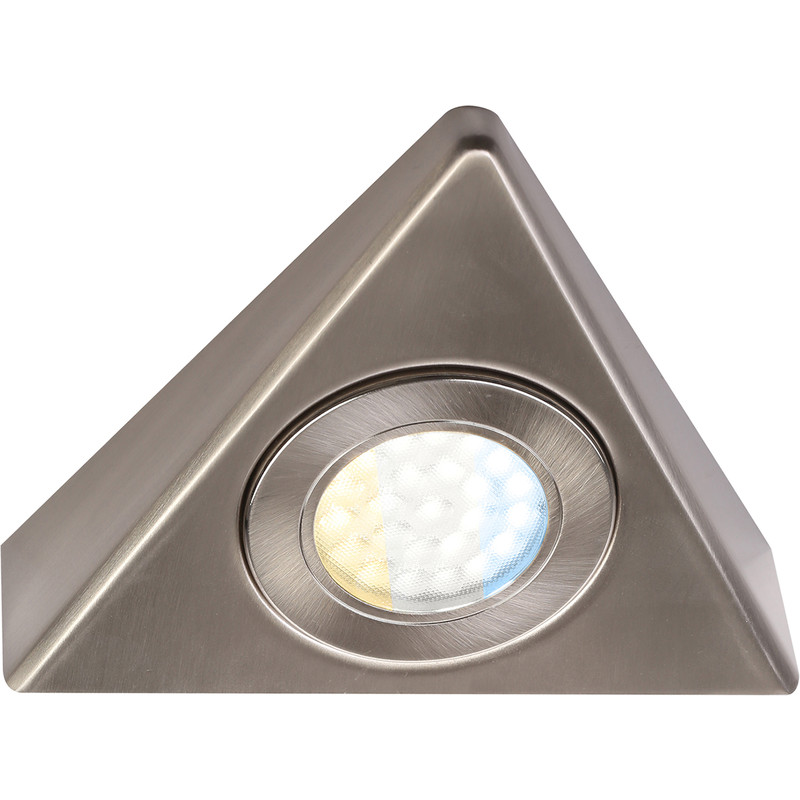 Faro 240V LED CCT Triangle Under Cupboard Light 1 x 1.5W 140lm light