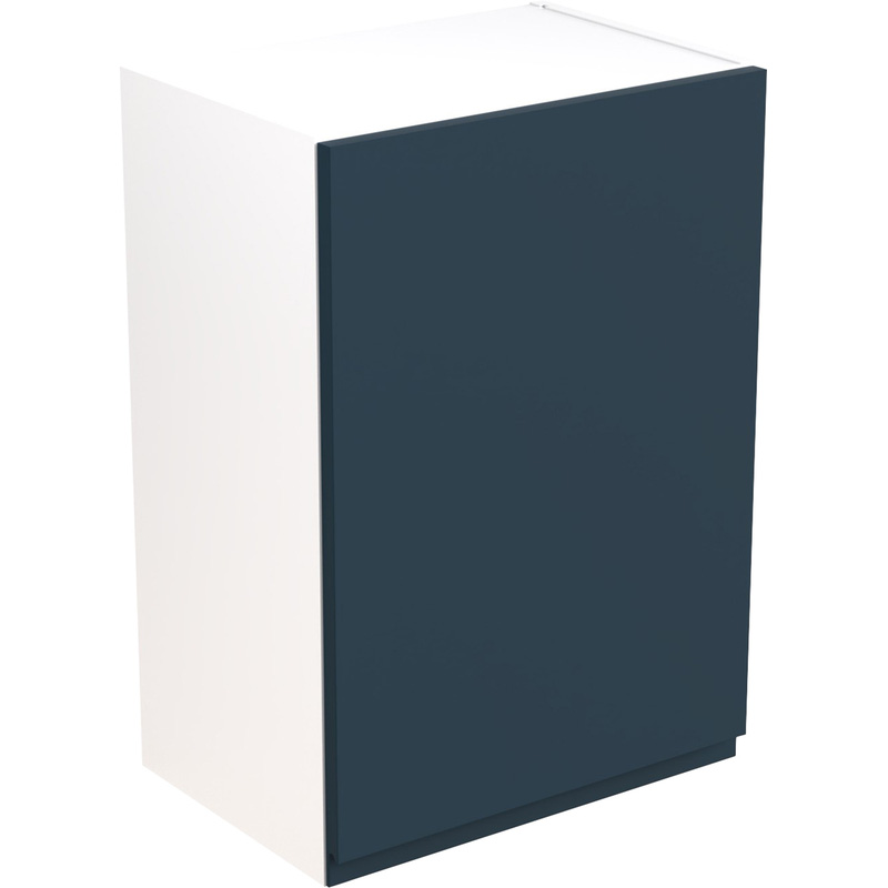 Kitchen Kit Flatpack J-Pull Kitchen Cabinet Wall Unit Ultra Matt Indigo Blue 500mm