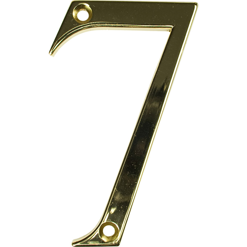 Fab & Fix Hardex Door Numeral Gold 7