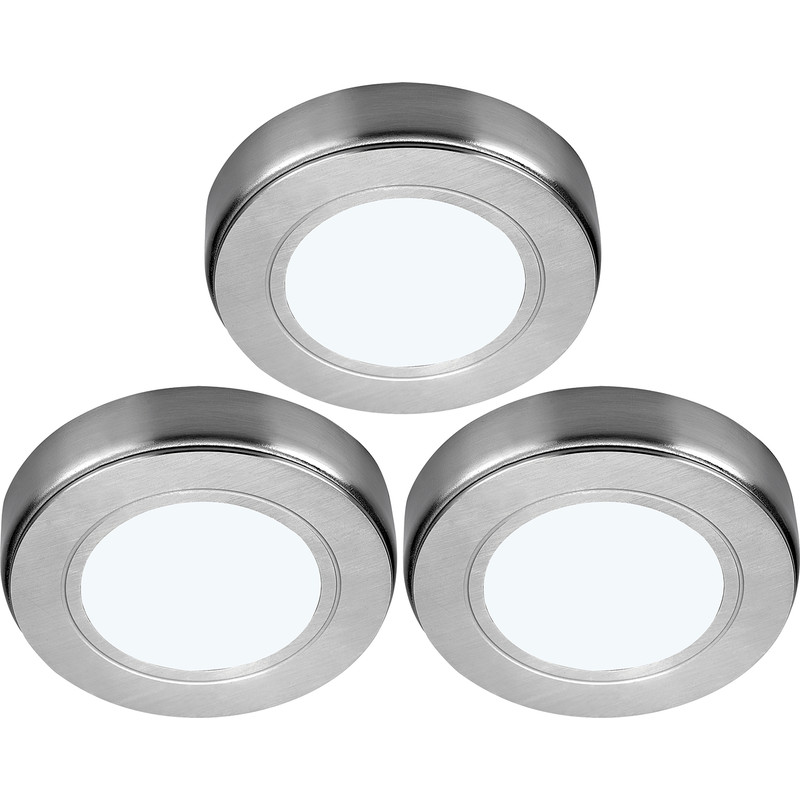 Sensio LED Low Voltage Round Under Cabinet Light 24V Cool White 85lm