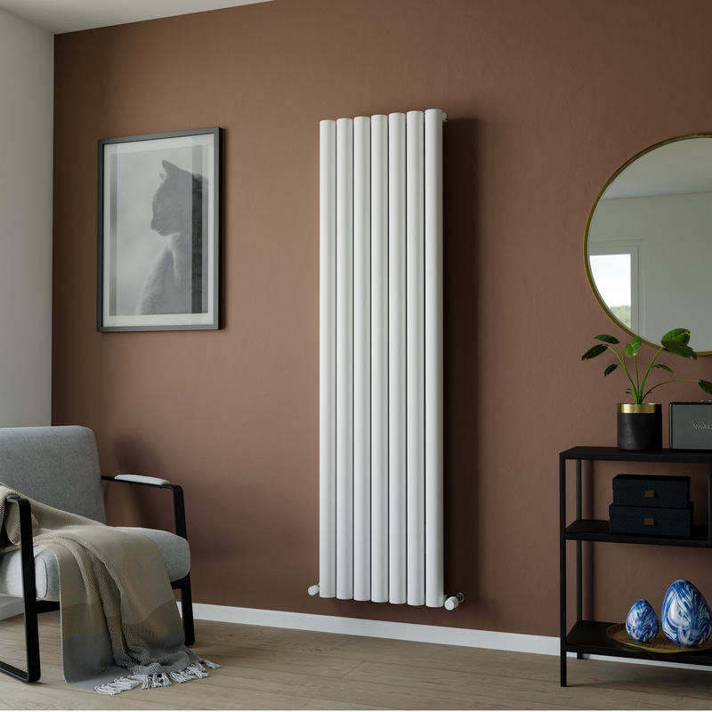 Ximax Amber Aluminium Designer Radiator 1800 x 485mm  4444Btu White