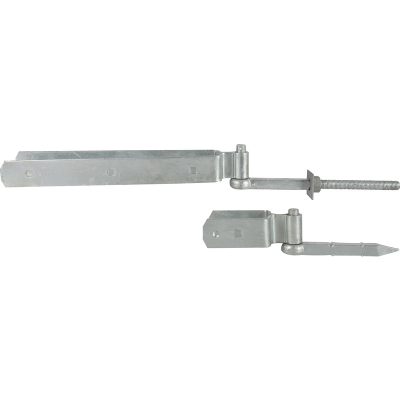 GateMate Field Gate Double Strap Hinge Set 600mm Galvanised