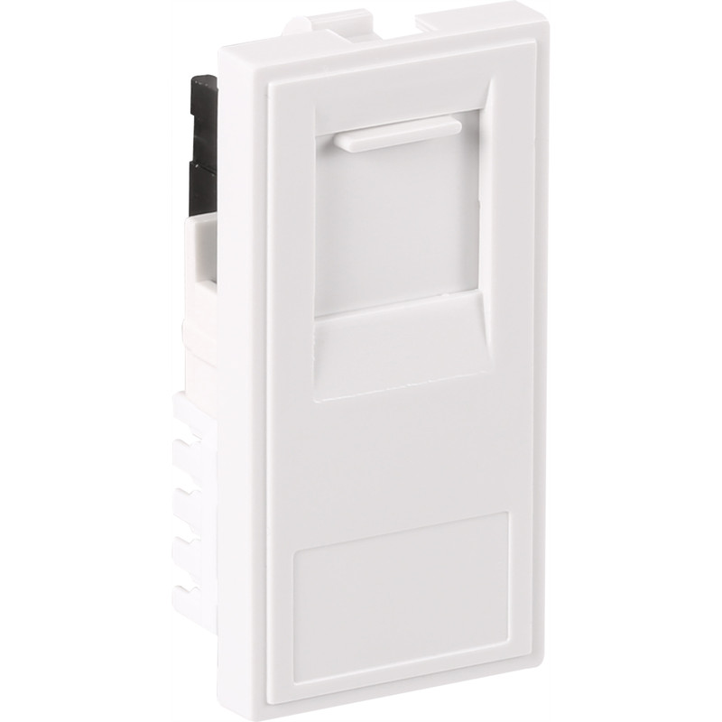 Euro Module Data Outlet RJ45 CAT5e White