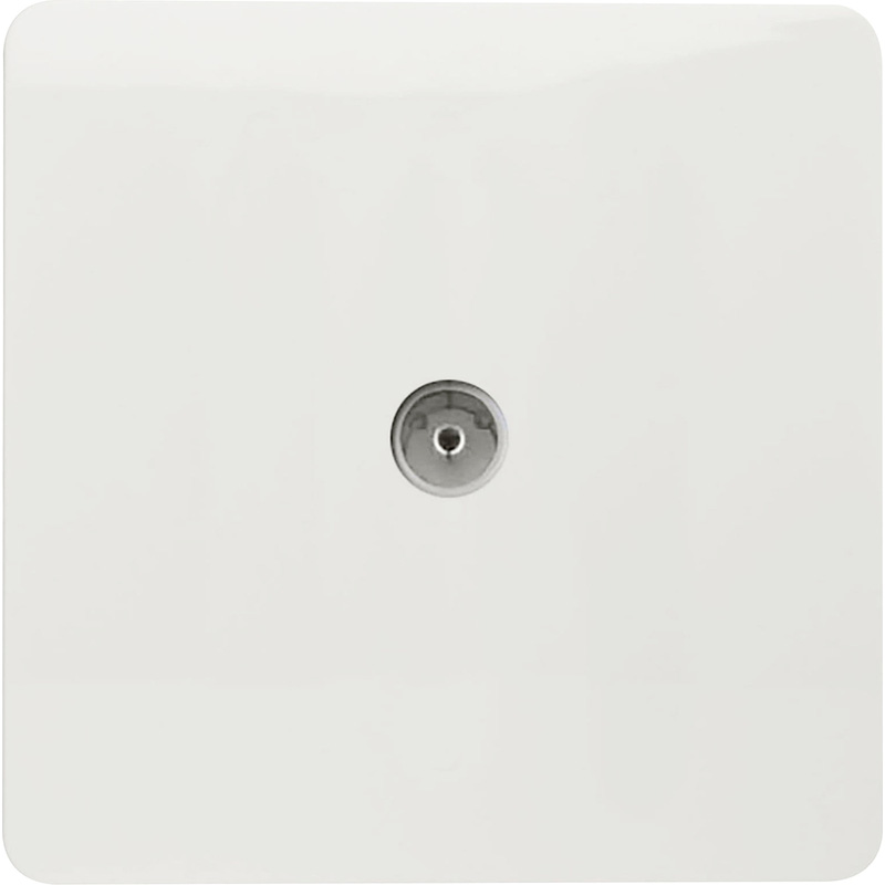 Trendiswitch White TV Socket 1 Gang
