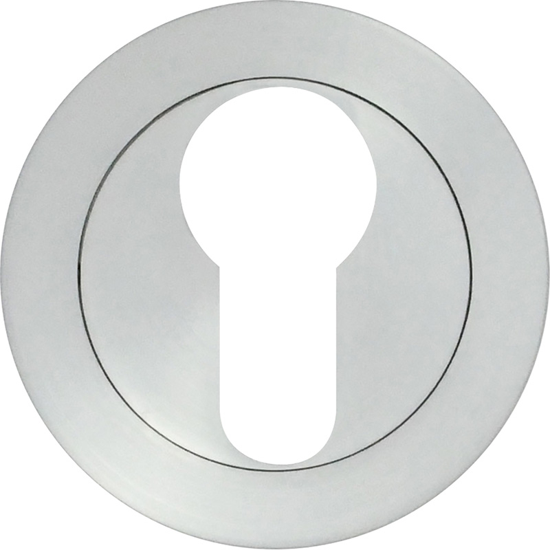 Stanza Euro Profile Escutcheon Satin Chrome