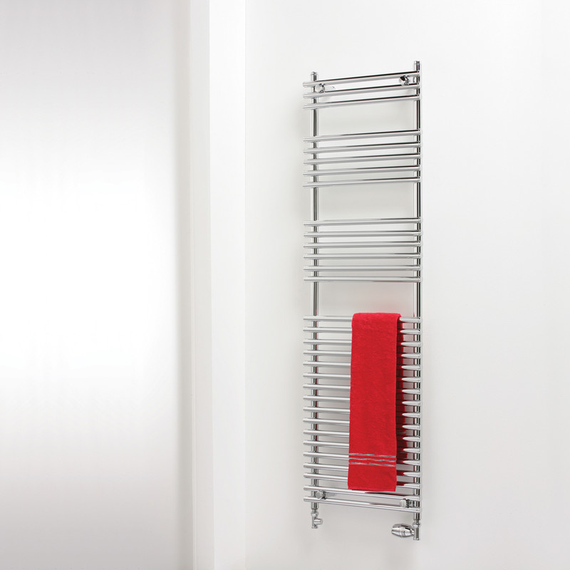 Aeon Windsor Designer Towel Warmer 1612 x 493mm Btu 2705 Brushed Stainless Steel
