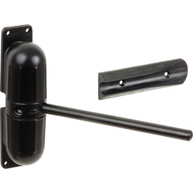 Surface Mounted Door Closer Black