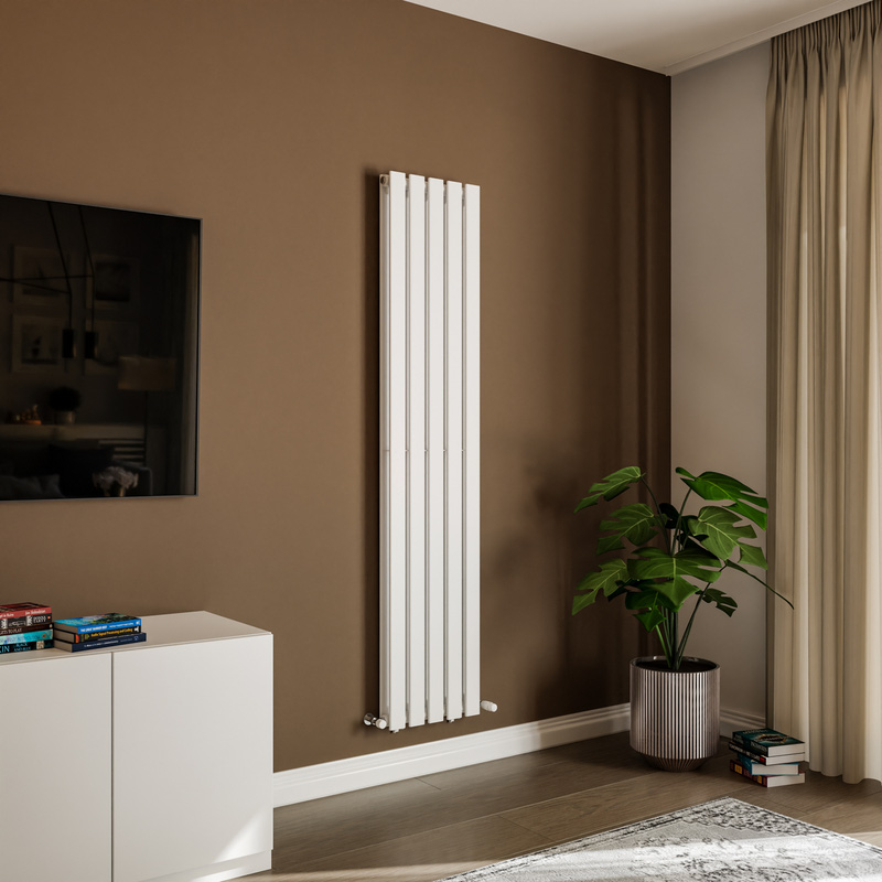 Azur Emilia Duplex Designer Panel Radiator 1800 x 372mm 3864Btu White