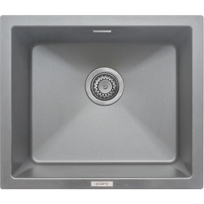 Granite Composite Undermount Kitchen Sink Single Bowl Grey