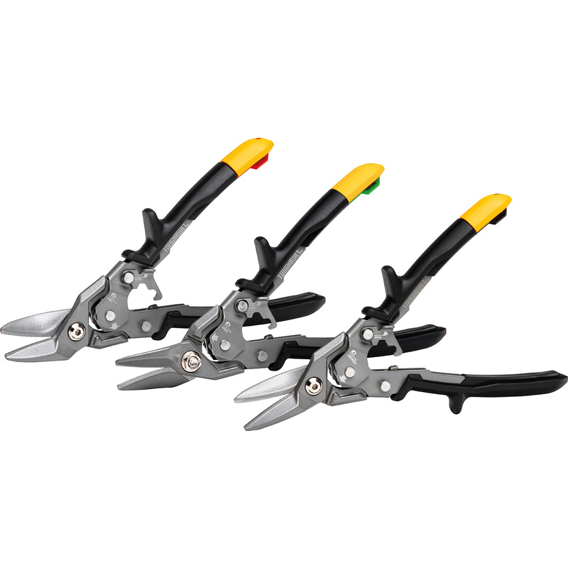 Toughbuilt Aviation Tin Snip Set 3 Piece Set