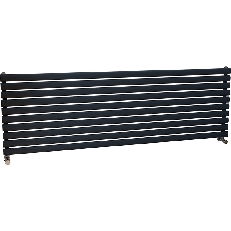 Ximax Bristol Single Horizontal Designer Radiator 584 x 1800mm 3908Btu Anthracite