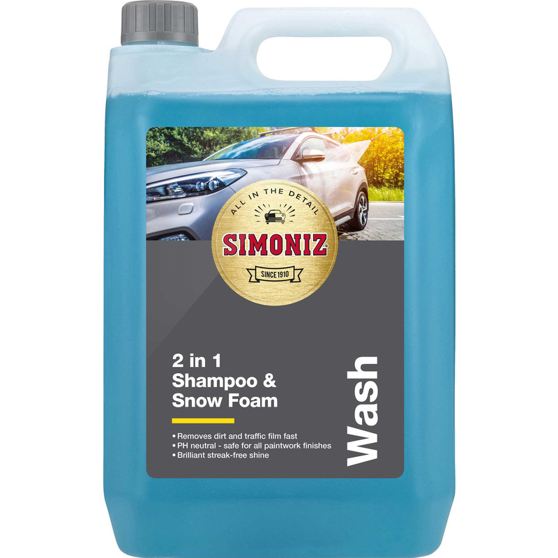 Simoniz 2 in 1 Shampoo & Snow Foam 5L