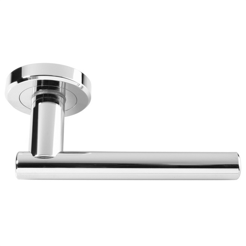 Serozzetta Philadelphia Lever On Rose Door Handles Polished Chrome