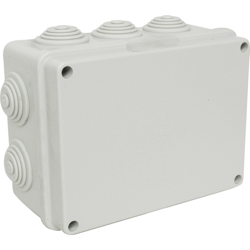 IP55 Moulded Enclosure 150 x 110 x 70mm - 10 Entries
