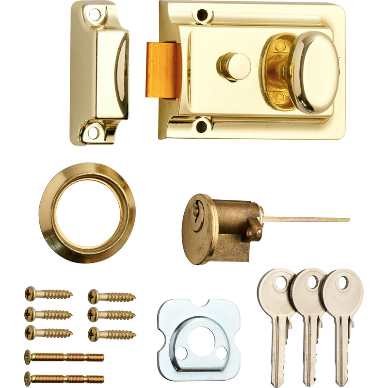 Traditional Nightlatch Brass Standard